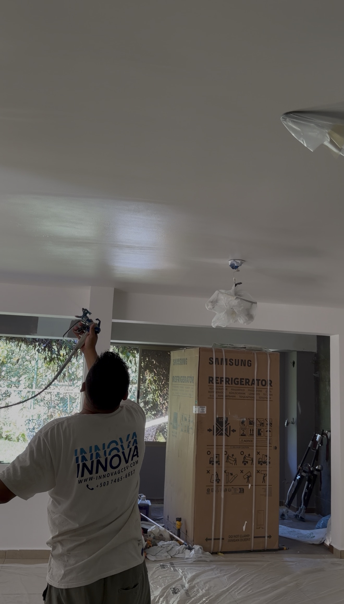 Pintura interior con pistola airless